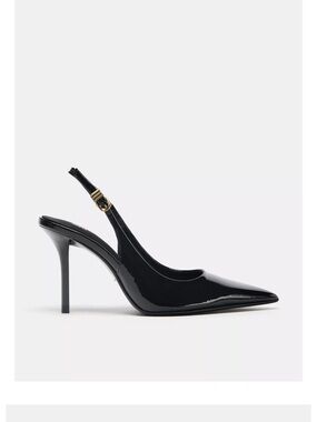 Zara metal buckle slingback